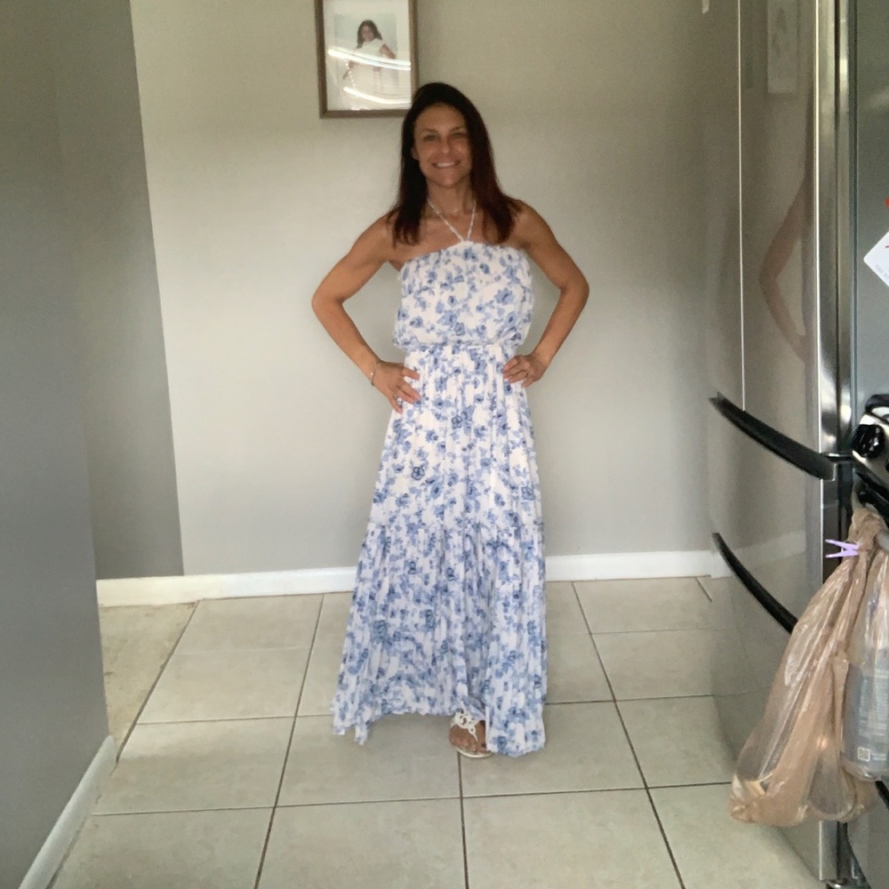 Moon rice maxi dress